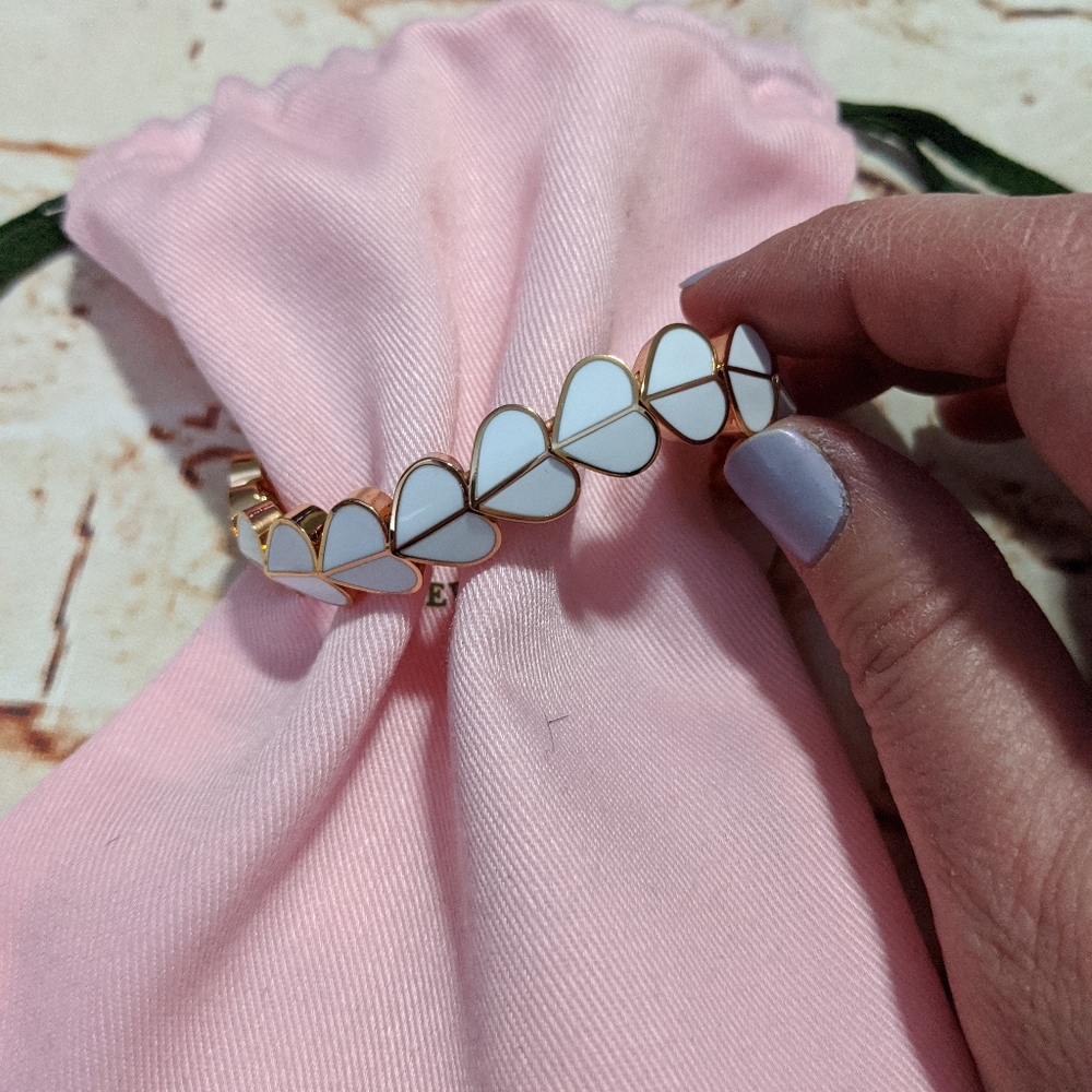🆕 SALE Kate Spade Heritage Spade Heart Bracelet - Picture 7 of 7